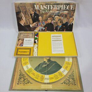 Masterpiece Vintage 1970 Game Art Auction Boardgame by Parker Brothers